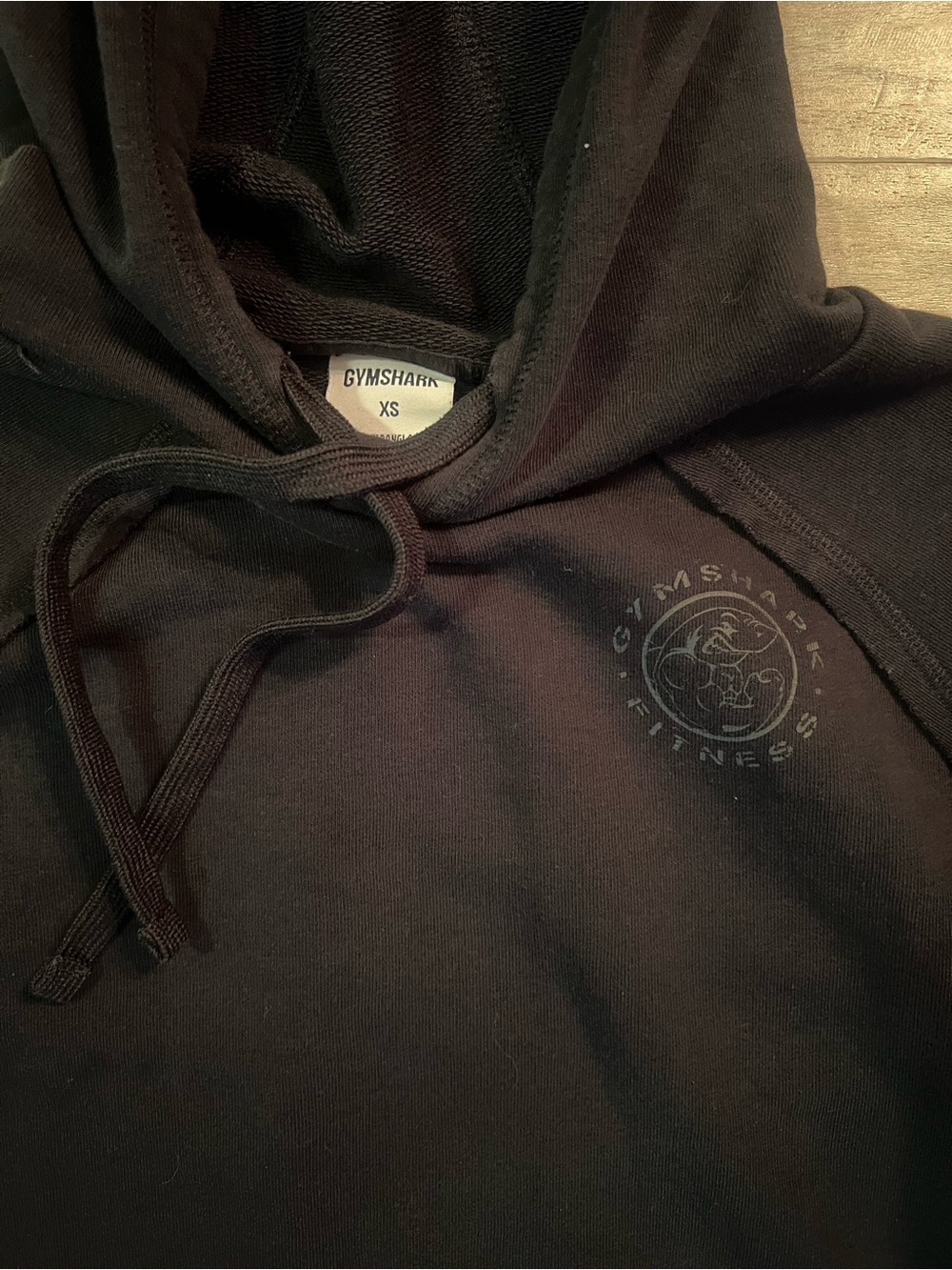 GYMSHARK  Fitness Logo Black Sweatshirt Gym Men Size XS Workout Athletic Attire